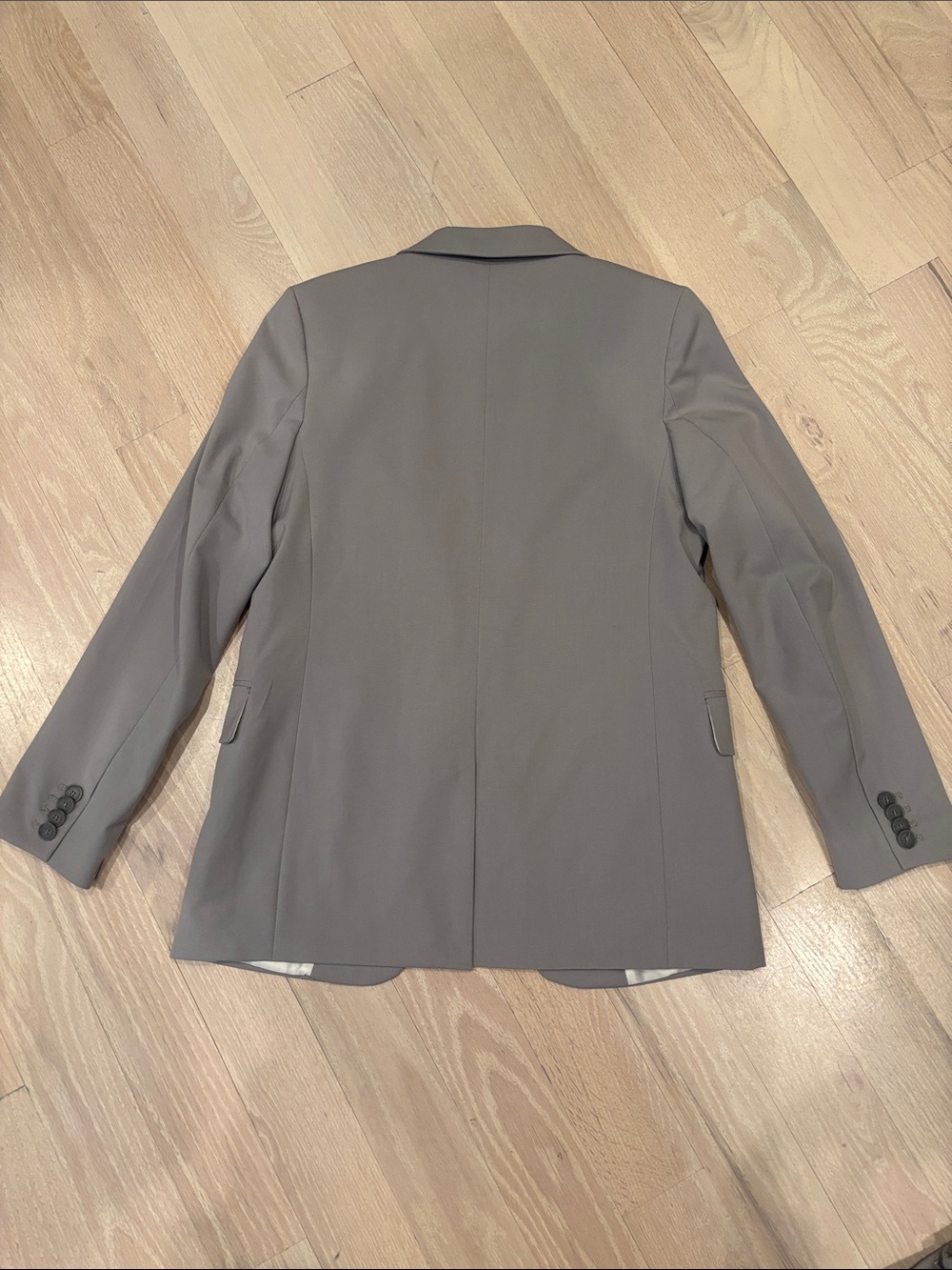 H&M Light Gray Women's Single-Button pantsuit - Picture 4 of 10